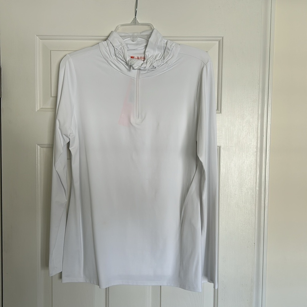 NWT Jude Connally Ashley top - white, size L